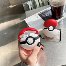 Lade das Bild in den Galerie-Viewer, Schutzcase für Airpods Pro oder Samsung FreeBuds im Pokeball Look