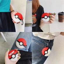 Lade das Bild in den Galerie-Viewer, Schutzcase für Airpods Pro oder Samsung FreeBuds im Pokeball Look