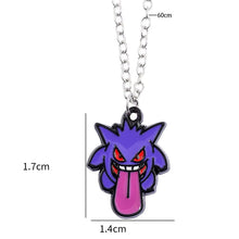Lade das Bild in den Galerie-Viewer, Lustige Pokemon Halsketten, Bisasam, Enton, Gengar, Glumanda oder Schiggy