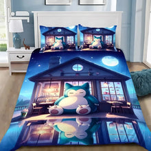 Lade das Bild in den Galerie-Viewer, Bettwäsche mit tollen Relaxo Snorlax Pokemon Motiven