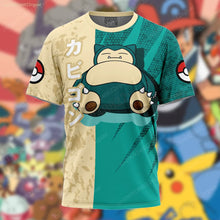 Lade das Bild in den Galerie-Viewer, Stylishe Bunte Sommer T-Shirts Trikots mit vielen Pokemon Motiven