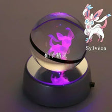 Lade das Bild in den Galerie-Viewer, Kristall Pokeball mit 3D Effekt Realxo Mewtu Pikachu uvm. kaufen