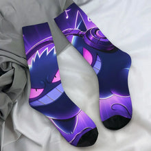 Lade das Bild in den Galerie-Viewer, Farbenfrohe Gengar Socken in vielen bunten Motiven