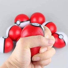 Lade das Bild in den Galerie-Viewer, 10er Pack Pokeball Antistressball, Quetschball, Knautschball