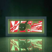 Lade das Bild in den Galerie-Viewer, Pokemon Gengar, Pikachu oder Mewto Bild mit LED Beleuchtung Lampe Licht