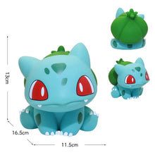 Lade das Bild in den Galerie-Viewer, Große Detailreiche Bisasam, Schiggy oder Glumanda Figur, Geschenkidee für kleine und große Pokemon Trainer
