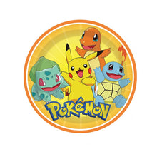 Lade das Bild in den Galerie-Viewer, Pokemon Kindergeburtstags Deko - Teller, Becher, Banner etc.
