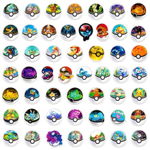 Lade das Bild in den Galerie-Viewer, Pokeball Aufkleber Sticker (10/30/50 Stk.)