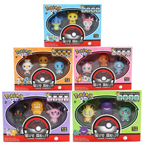 Lade das Bild in den Galerie-Viewer, Pokemon Figuren mit wechselnden Gesichtern im 3er Pack