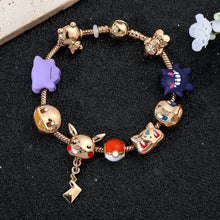 Lade das Bild in den Galerie-Viewer, Pokemon Armband mit Pokemon Figuren als Anhänger