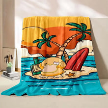 Lade das Bild in den Galerie-Viewer, Flauschige Enton Psyduck Decken in vielen Enton Motiven