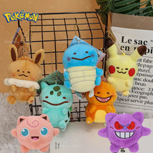 Lade das Bild in den Galerie-Viewer, Pokemon Flauschige Plüsch Schlüsselanhänger - viele Motive