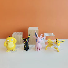 Lade das Bild in den Galerie-Viewer, 7er Set Pokemon Figuren Pikachu Lucario Jolteon Espeon Psyduck
