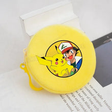 Lade das Bild in den Galerie-Viewer, Kleine Plüsch Pokemon Geldbörse mit Clip für Kinder