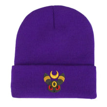 Lade das Bild in den Galerie-Viewer, Warme Nachtara Umbreon Beanie Winter Herbst Mütze