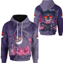 Lade das Bild in den Galerie-Viewer, Gengar, Mewtu, Bisasam oder Greninja Hoodie kaufen