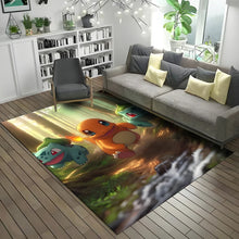 Lade das Bild in den Galerie-Viewer, Glurak, Turtok, Bisasam u. a. Pokemon Teppich