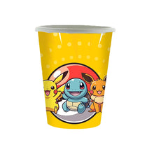 Lade das Bild in den Galerie-Viewer, Pokemon Kinder-Geburtstags Deko - Teller, Becher, Banner, Tischdecke etc.