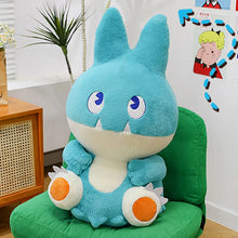 Lade das Bild in den Galerie-Viewer, Großes Mampfaxo Munchlax Pokemon Plüschtier im XXL Format (ca. 45/60/80cm)