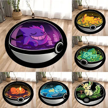 Lade das Bild in den Galerie-Viewer, Runder Teppich im Pokeball Look
