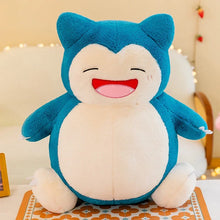 Lade das Bild in den Galerie-Viewer, Freundlicher Lachender Relaxo Snorlax Kuschel Pokemon (ca. 30cm oder 40cm )