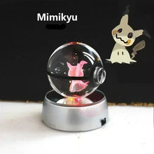 Lade das Bild in den Galerie-Viewer, Kristall Pokeball mit 3D Effekt Realxo Mewtu Pikachu uvm. kaufen