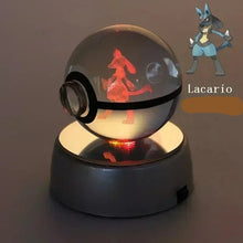 Lade das Bild in den Galerie-Viewer, Kristall Pokeball mit 3D Effekt Realxo Mewtu Pikachu uvm. kaufen