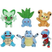 Lade das Bild in den Galerie-Viewer, Niedliche Plüsch Pokemon (Seeper, Sheinux, Felori, Schiggy, Pescragon, Turtok oder Flamiau)