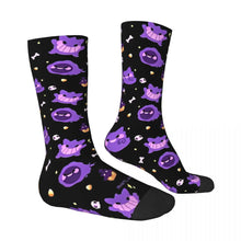Lade das Bild in den Galerie-Viewer, Farbenfrohe Gengar Socken in vielen bunten Motiven