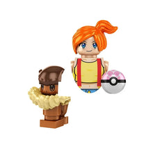 Lade das Bild in den Galerie-Viewer, Pokemon Mini-Klemmbaustein Trainer Figuren mit Pokeball