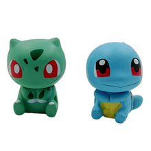 Lade das Bild in den Galerie-Viewer, Niedliche Pokemon Figuren im 6er Pack (Pikachu, Evoli, Glumanda, Schiggy, Bulbasaur & Relaxo)