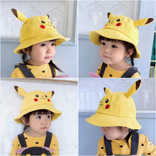 Lade das Bild in den Galerie-Viewer, Pikachu Sommer Mützen und Caps für Kinder oder Erwachsene