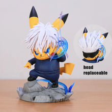 Lade das Bild in den Galerie-Viewer, Pikachu Cosplay Gojo Satoru Figur (ca. 14cm)