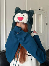 Lade das Bild in den Galerie-Viewer, Snorlax Relaxo Cosplay Mütze