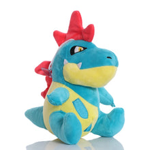 Lade das Bild in den Galerie-Viewer, Tyracroc Croconaw Kuscheltier Pokemon Plüsch zum sammeln und spielen (ca. 20cm)