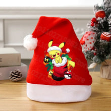 Lade das Bild in den Galerie-Viewer, Weihnachtliche Pikachu Pokemon Mütze für Kinder oder Erwachsene