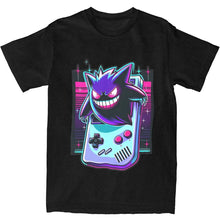 Lade das Bild in den Galerie-Viewer, Pokemon Gengar Vintage Game T-Shirt in vielen Farben