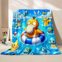 Lade das Bild in den Galerie-Viewer, Flauschige Enton Psyduck Decken in vielen Enton Motiven