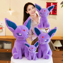 Lade das Bild in den Galerie-Viewer, XXL Psiana Espeon Stofftier – Mystische Eleganz zum Kuscheln!