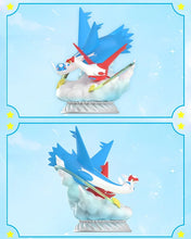 Lade das Bild in den Galerie-Viewer, Pokemon Latios mit Latias Figur Statue (ca. 18cm)