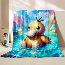 Lade das Bild in den Galerie-Viewer, Flauschige Enton Psyduck Decken in vielen Enton Motiven