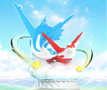 Lade das Bild in den Galerie-Viewer, Pokemon Latios mit Latias Figur Statue (ca. 18cm)