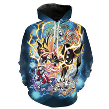 Lade das Bild in den Galerie-Viewer, Vollfarbige Bunte Pokemon Hoodies Pullover in vielen Motiven