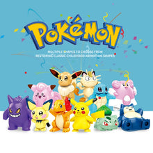 Lade das Bild in den Galerie-Viewer, 11er Set Pokemon Figuren Klemm-Baustein Mini Fiiguren