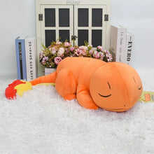 Lade das Bild in den Galerie-Viewer, Süßes Glumanda XXL Pokemon Stofftier in Schlafpose (ca. 45cm)