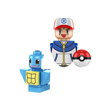 Lade das Bild in den Galerie-Viewer, Pokemon Mini-Klemmbaustein Trainer Figuren mit Pokeball