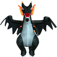 Lade das Bild in den Galerie-Viewer, Aufblasbares Charizard Glurak Kostüm für Cosplay, Karneval, Fasching etc.