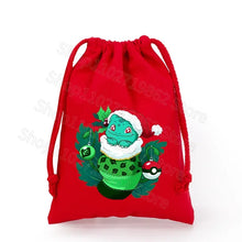 Lade das Bild in den Galerie-Viewer, Weihnachtliche Pokemon Pikachu Tassche mit Kordel für Nikolaus, Weihnachten Geschenke etc.