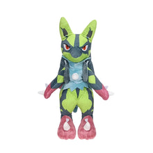 Lade das Bild in den Galerie-Viewer, Grüner Shiny Lucario Pokemon Kuscheltier (ca. 25cm)