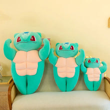 Lade das Bild in den Galerie-Viewer, Gym Muskel Pokemon Plüschtiere - Enton, Bisasam oder Glumanda
